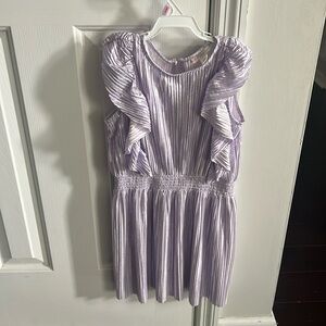 Beautiful metallic Lavender JCrew “crewcuts” dress. Size XS. Minimal wear.